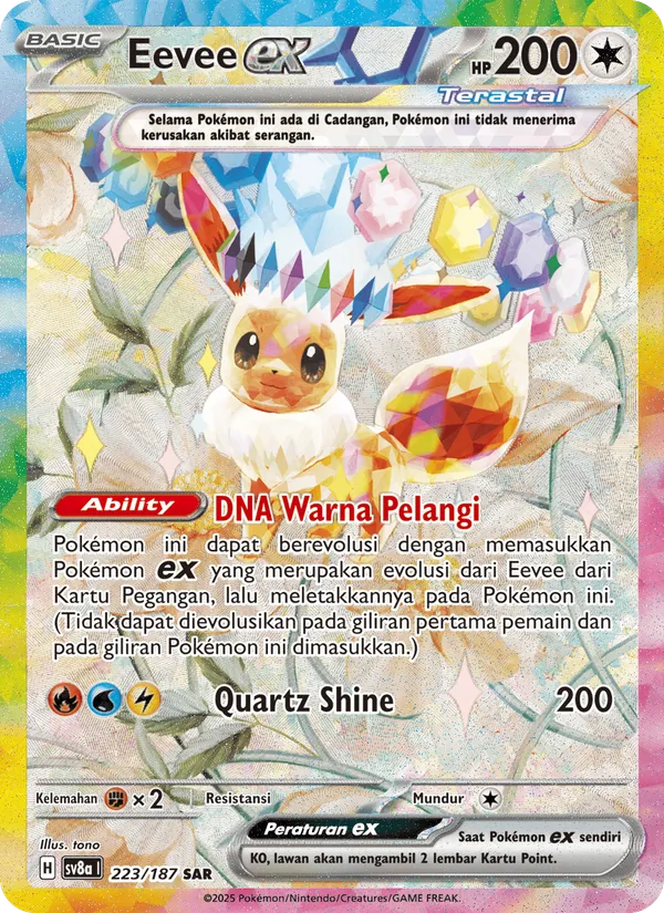 Eevee ex, Festival Terastal ex Nº 223