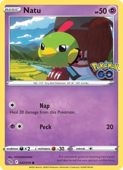 Natu, Pokémon GO Nº 032 Normal