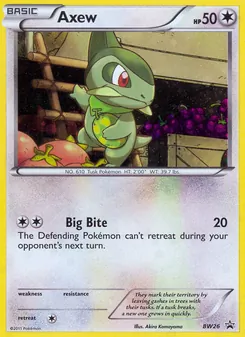 Axew, BW Black Star Promos No. BW26 Normal