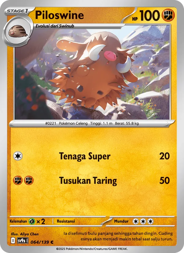 Piloswine, Ikatan Takdir No. 064
