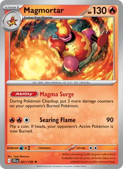 Magmortar, Journey Together No. 021 Holo