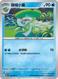 蓮帽小童, 對戰搭檔 Nº 022 Normal