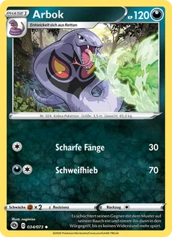 Arbok, Weg des Champs No. 34 Normal