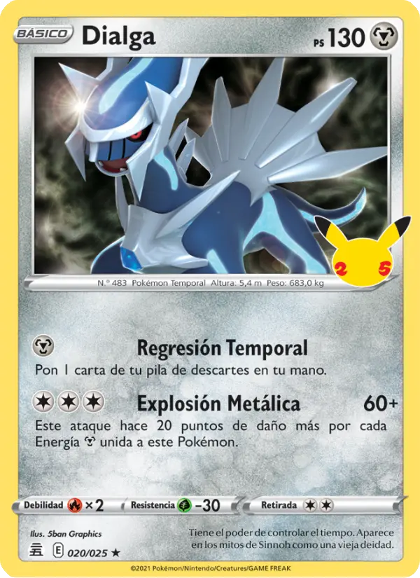 Dialga, Celebraciones No. 20