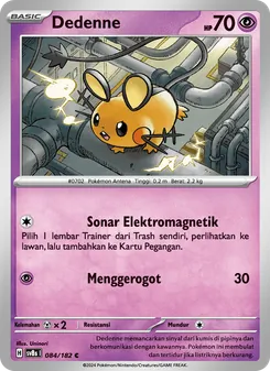 Dedenne, Kilat Rasi Nº 084 Normal