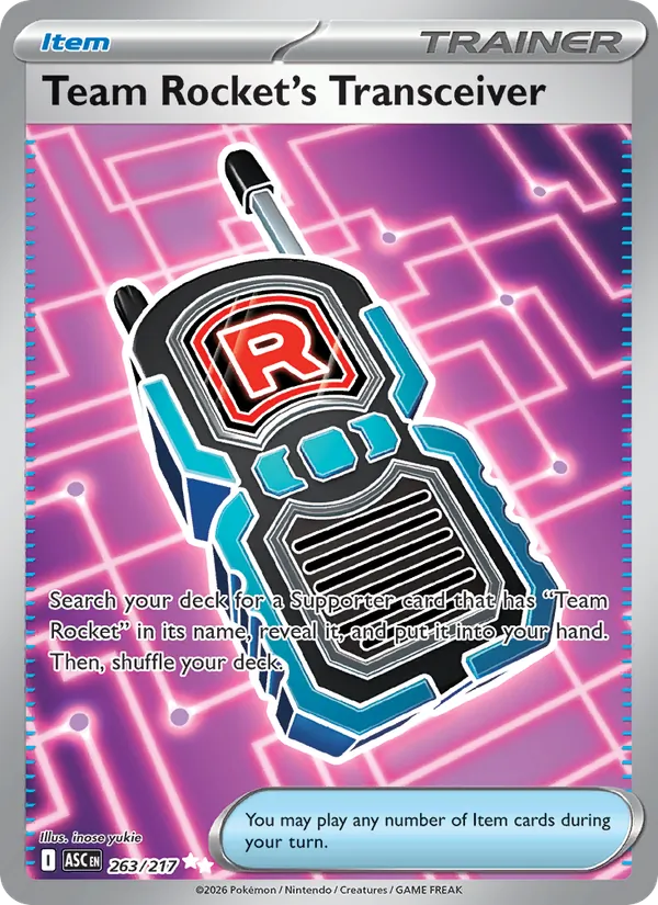 Team Rocket's Transceiver, Ascended Heroes Nº 263
