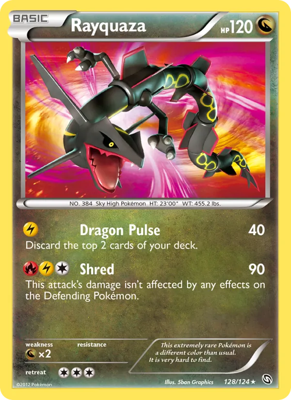 Rayquaza, Dragons Exalted No. 128