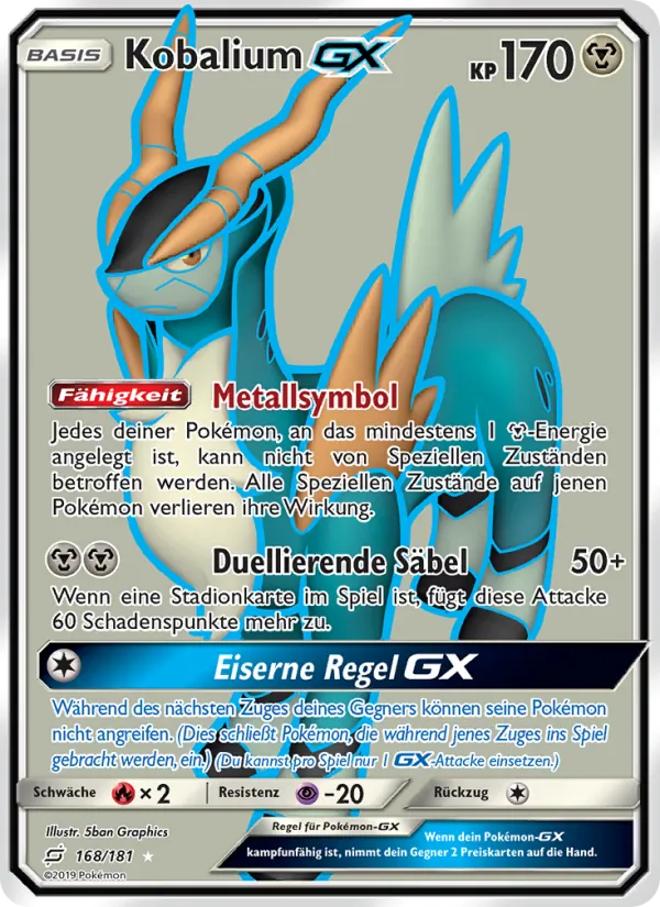 Kobalium GX, Teams Sind Trumpf No. 168