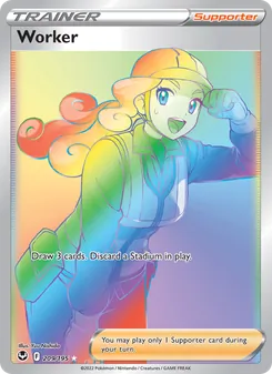 Worker, Silver Tempest Nº 209 Holo