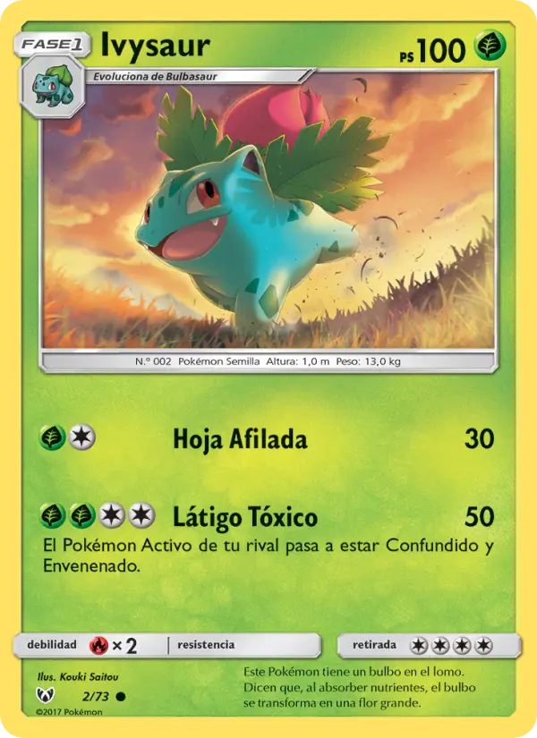 Ivysaur, Leyendas Luminosas No. 2