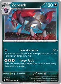 Zoroark, Llama Blanca No. 062 Holo