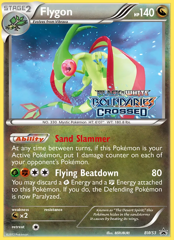 Flygon, BW Black Star Promos No. BW53