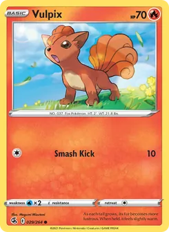 Vulpix, Fusion Strike No. 29 Normal