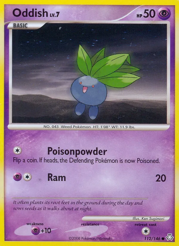 Oddish, Legends Awakened Nº 112