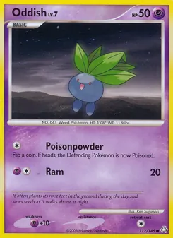 Oddish, Legends Awakened No. 112 Normal