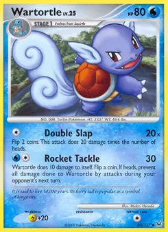 Wartortle, Platinum No. 65 Normal