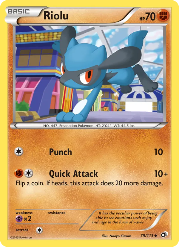 Riolu, Legendary Treasures Nº 79