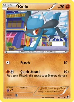 Riolu, Legendary Treasures No. 79 Normal