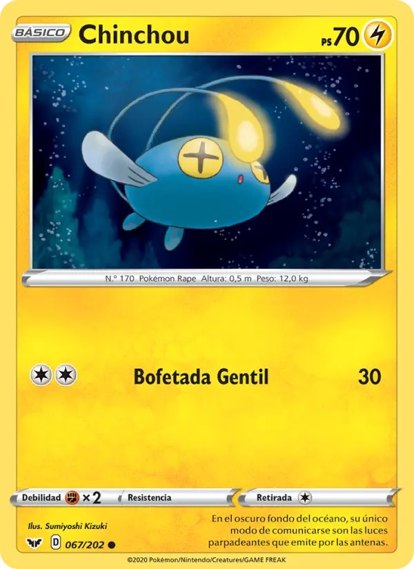 Chinchou, Espada y Escudo No. 67