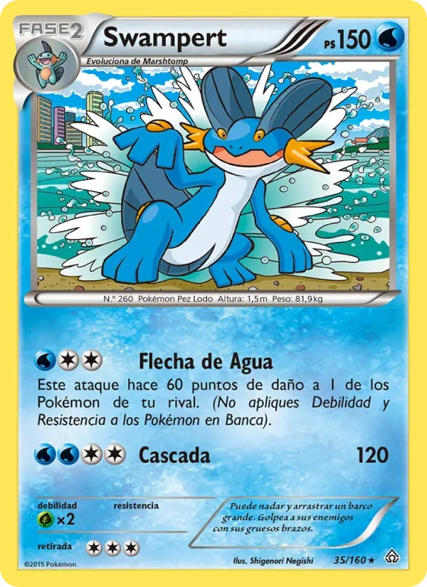 Swampert, Duelos Primigenios No. 35