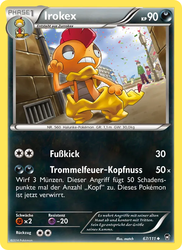 Irokex, Fliegende Fäuste Nº 67
