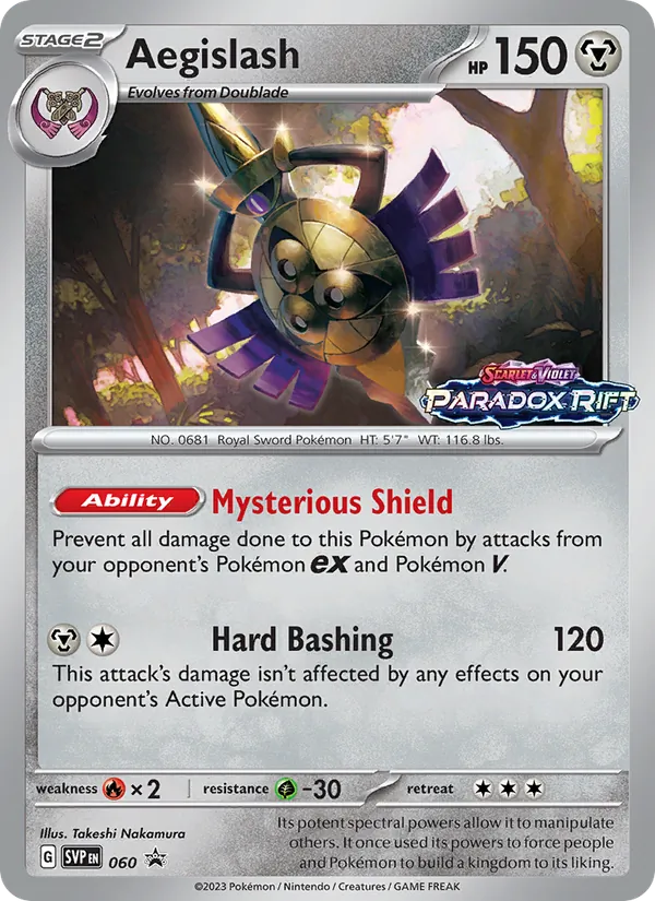 Aegislash, SVP Black Star Promos No. 060