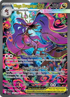 Mega Dragalge ex, Chaos Rising Nº 118 Holo