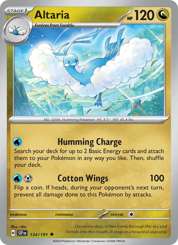 Altaria, Surging Sparks Nº 134
