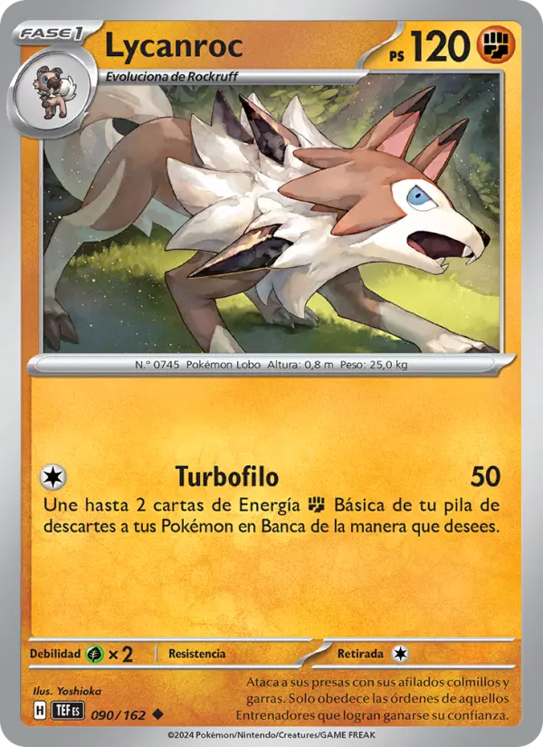 Lycanroc, Fuerzas Temporales Nº 090