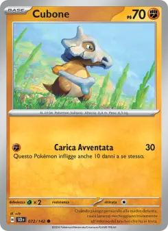 Cubone, Corona Astrale No. 072 Normal