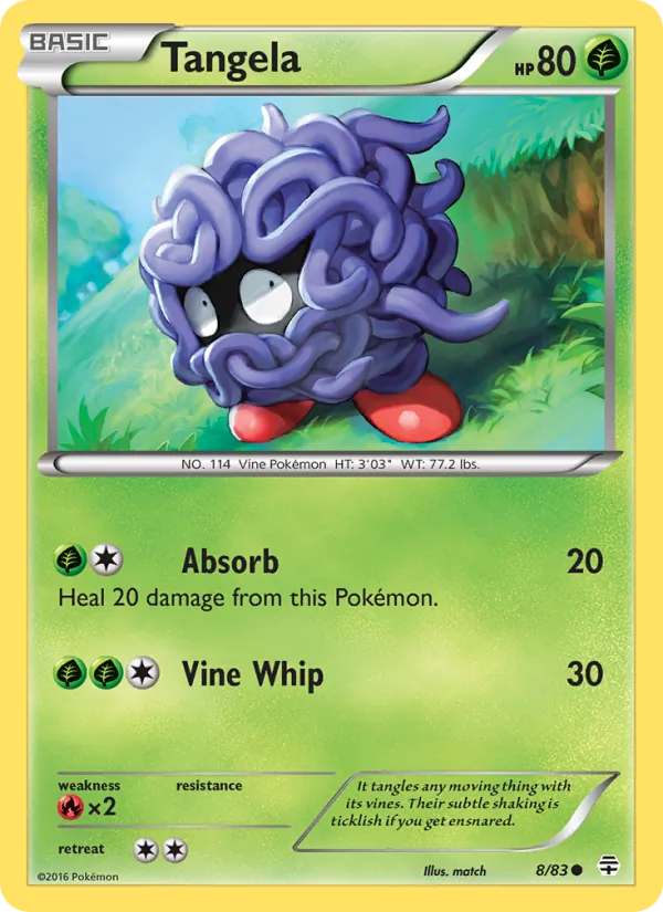 Tangela, Generations Nº 8