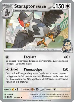 Staraptor di Ubaldo, Ascesa Eroica No. 170 Holo