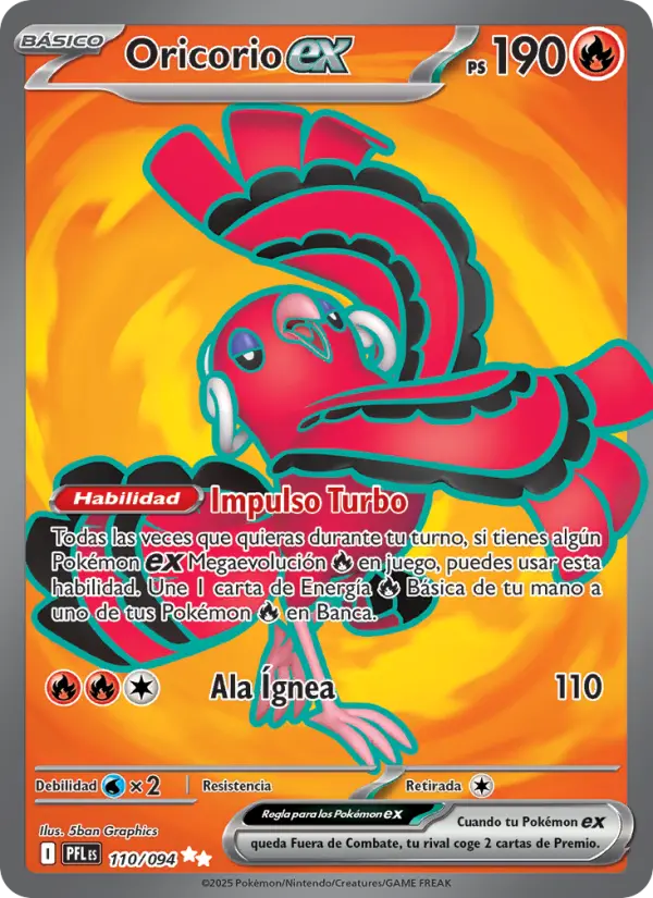 Oricorio ex, Fuegos Fantasmales No. 110