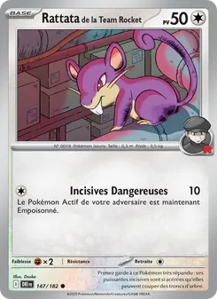 Rattata de la Team Rocket, Rivalités Destinées Nº 147 Normal