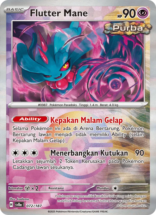 Flutter Mane, Festival Terastal ex Nº 072