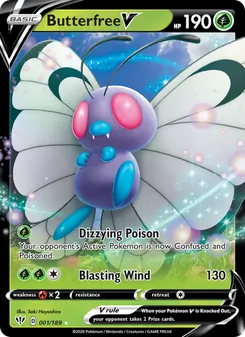 Butterfree V, Darkness Ablaze No. 1