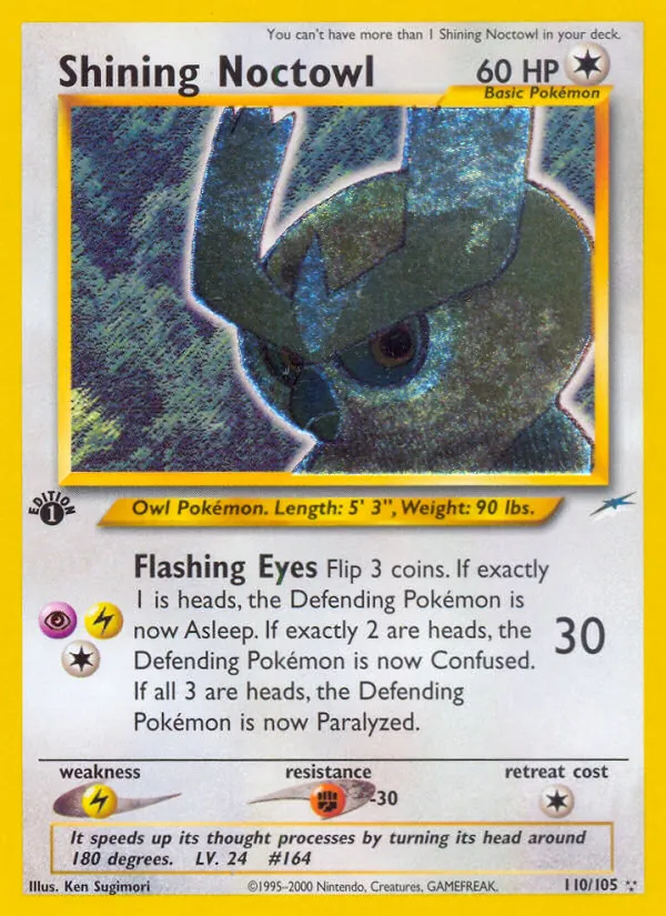 Shining Noctowl, Neo Destiny No. 110