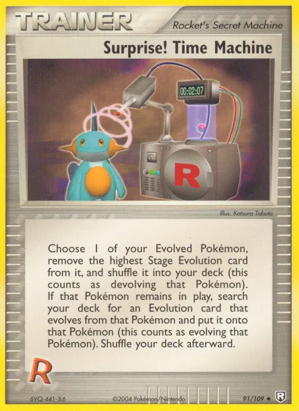 Surprise! Time Machine, Team Rocket Returns No. 91