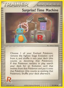 Surprise! Time Machine, Team Rocket Returns Nº 91 Normal