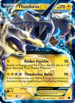 Thundurus-EX, Plasma Freeze No. 38 Normal