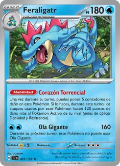 Feraligatr, Fuerzas Temporales Nº 041 Normal