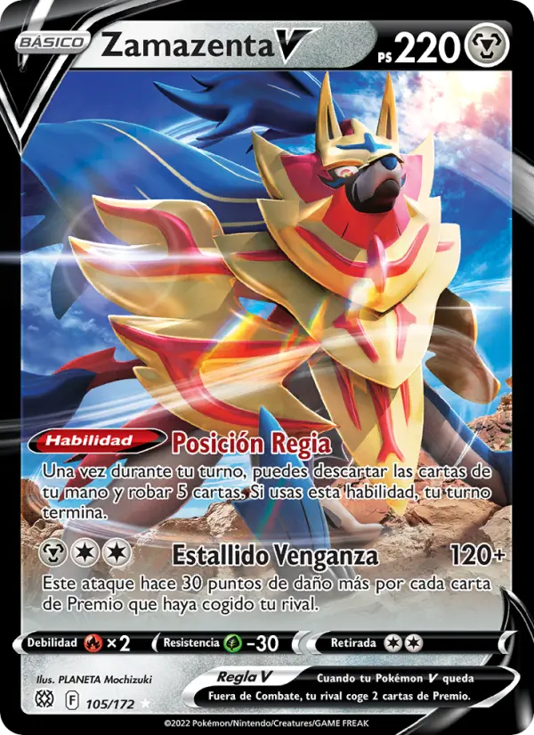 Zamazenta V, Astros Brillantes No. 105