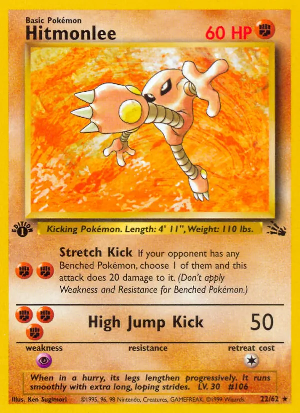 Hitmonlee, Fossil Nº 22