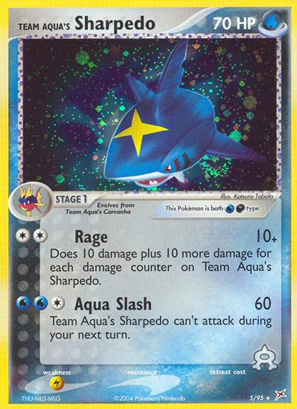 Team Aqua's Sharpedo, Team Magma vs Team Aqua No. 5