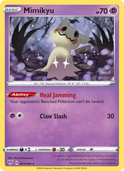 Mimikyu, Darkness Ablaze No. 81 Normal