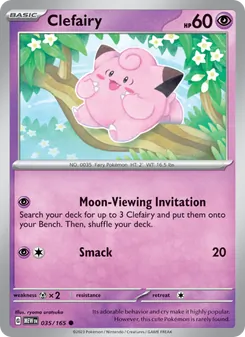 Clefairy, 151 No. 035 Normal