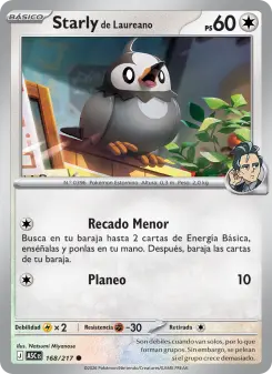 Starly de Laureano, Héroes Ascendentes No. 168 Normal