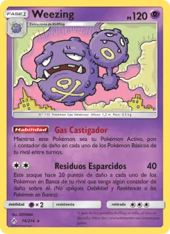 Weezing, Vínculos Indestructibles Nº 74 Normal