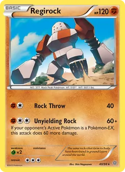 Regirock, Ancient Origins No. 40 Normal