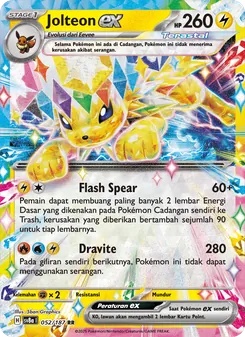 Jolteon ex, Festival Terastal ex Nº 052 Normal